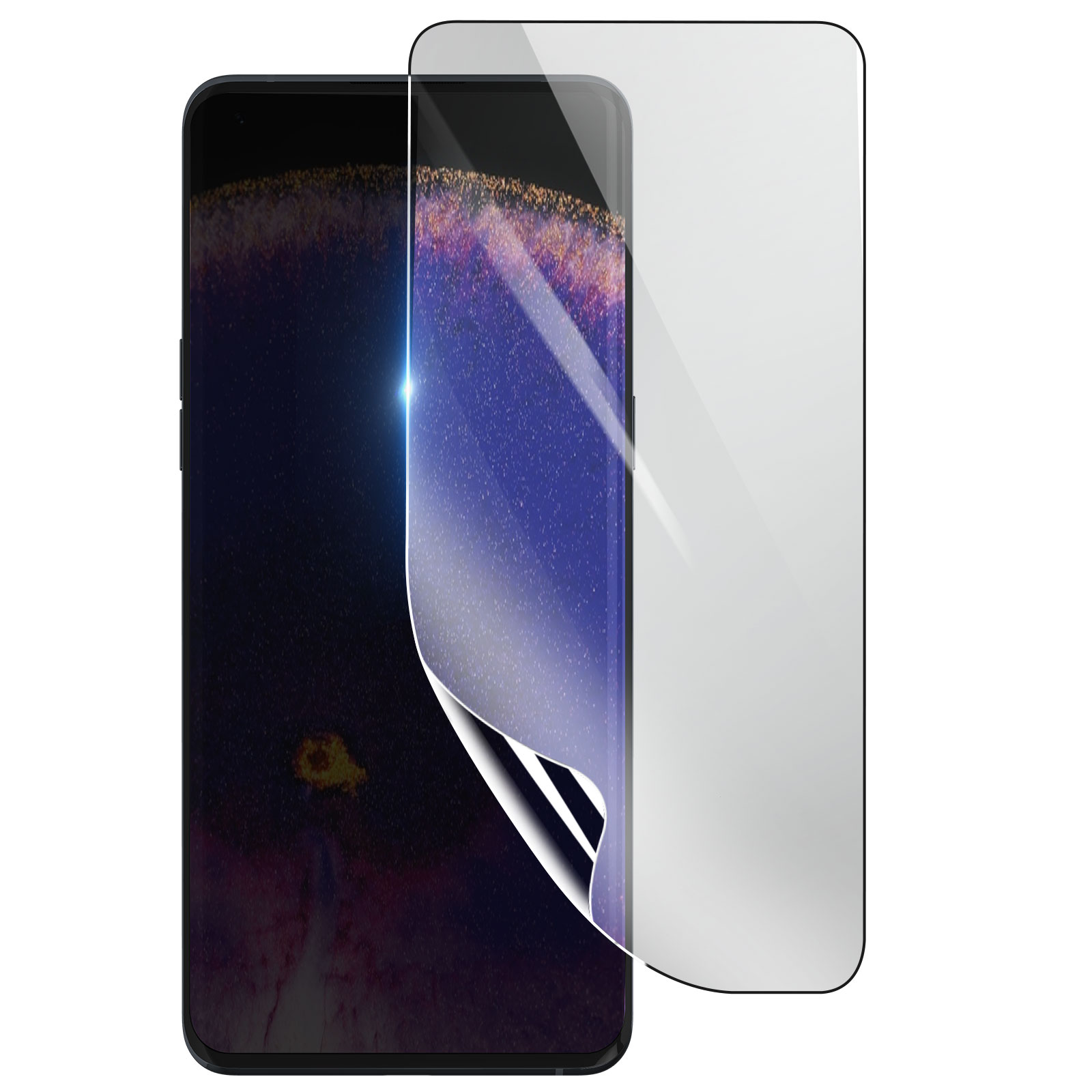Hydrogel Film Screen Protector For OPPO Find X5 Pro - Liquid Resin, Full Cover 11 thumbnail image
