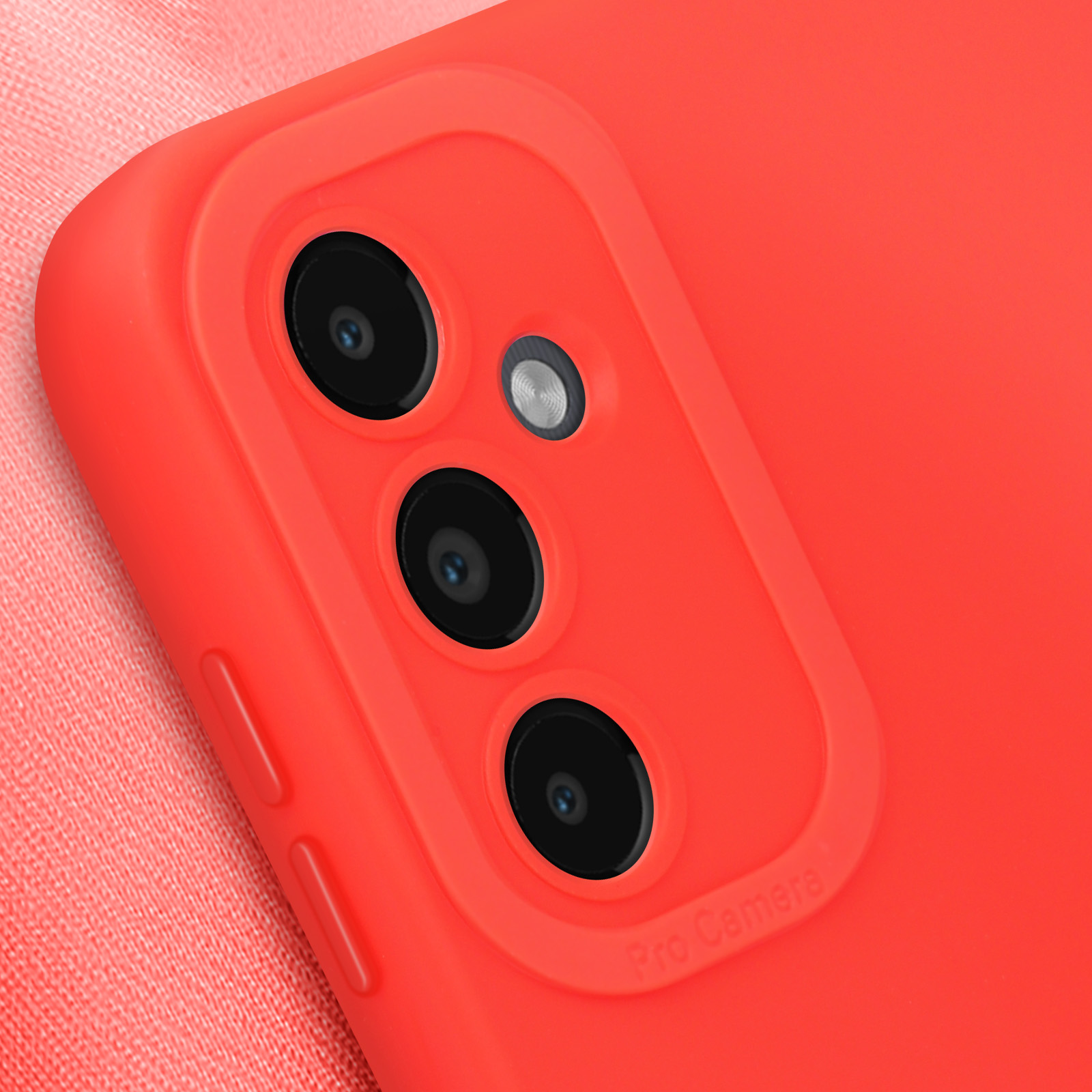Coque Avizar Pour IPhone 15 Plus – Silicone Mat Rouge, Protection Caméra Incluse, NEUVE