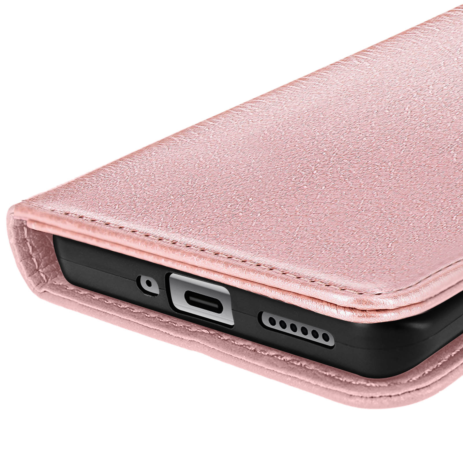 Housse Portefeuille Avizar Pour Xiaomi Redmi Note 14 Pro/Pro Plus - Bleu Nuit - Similicuir