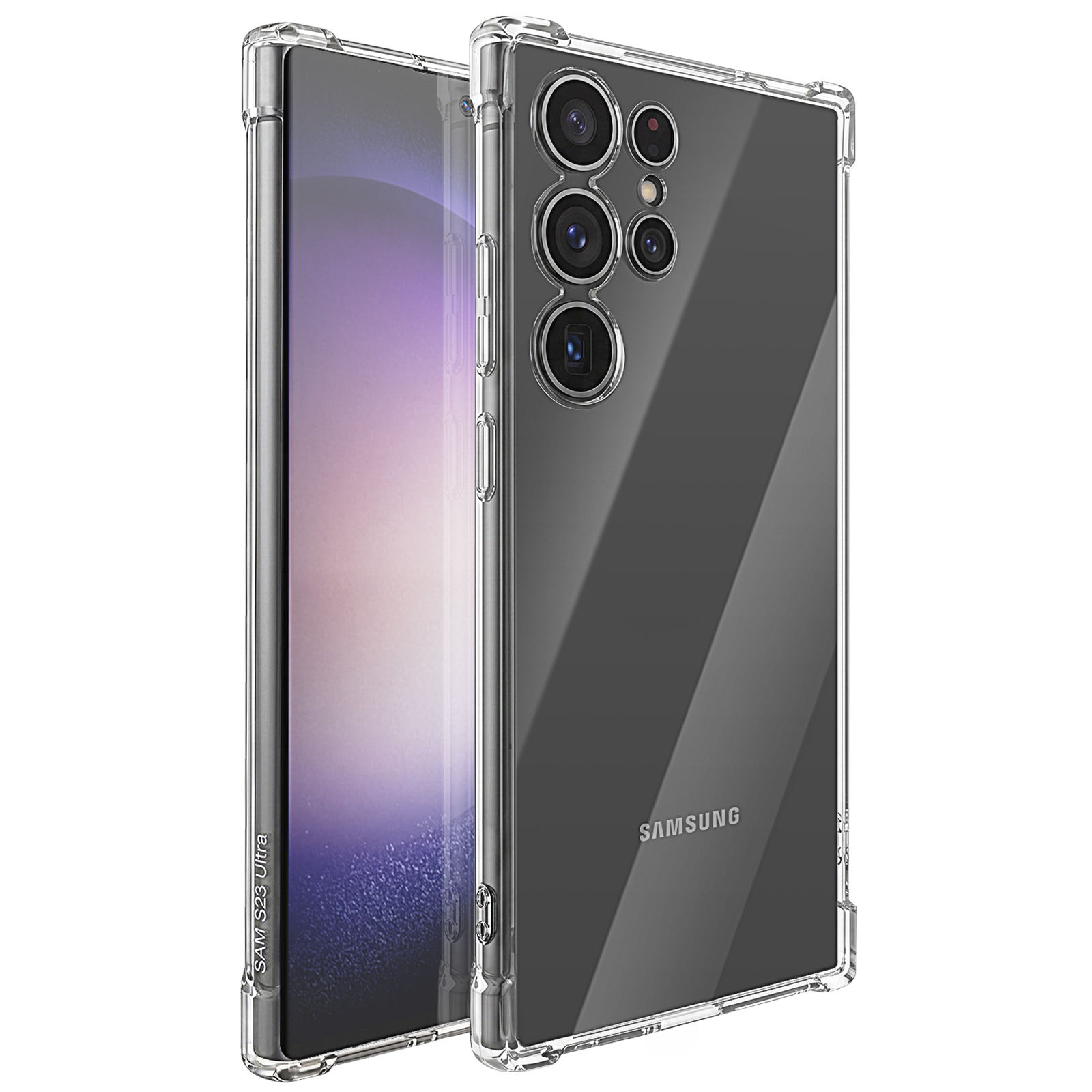 Coque Transparente à Coins Bumper renforcés pour Samsung S23 Ultra - Mayaxess