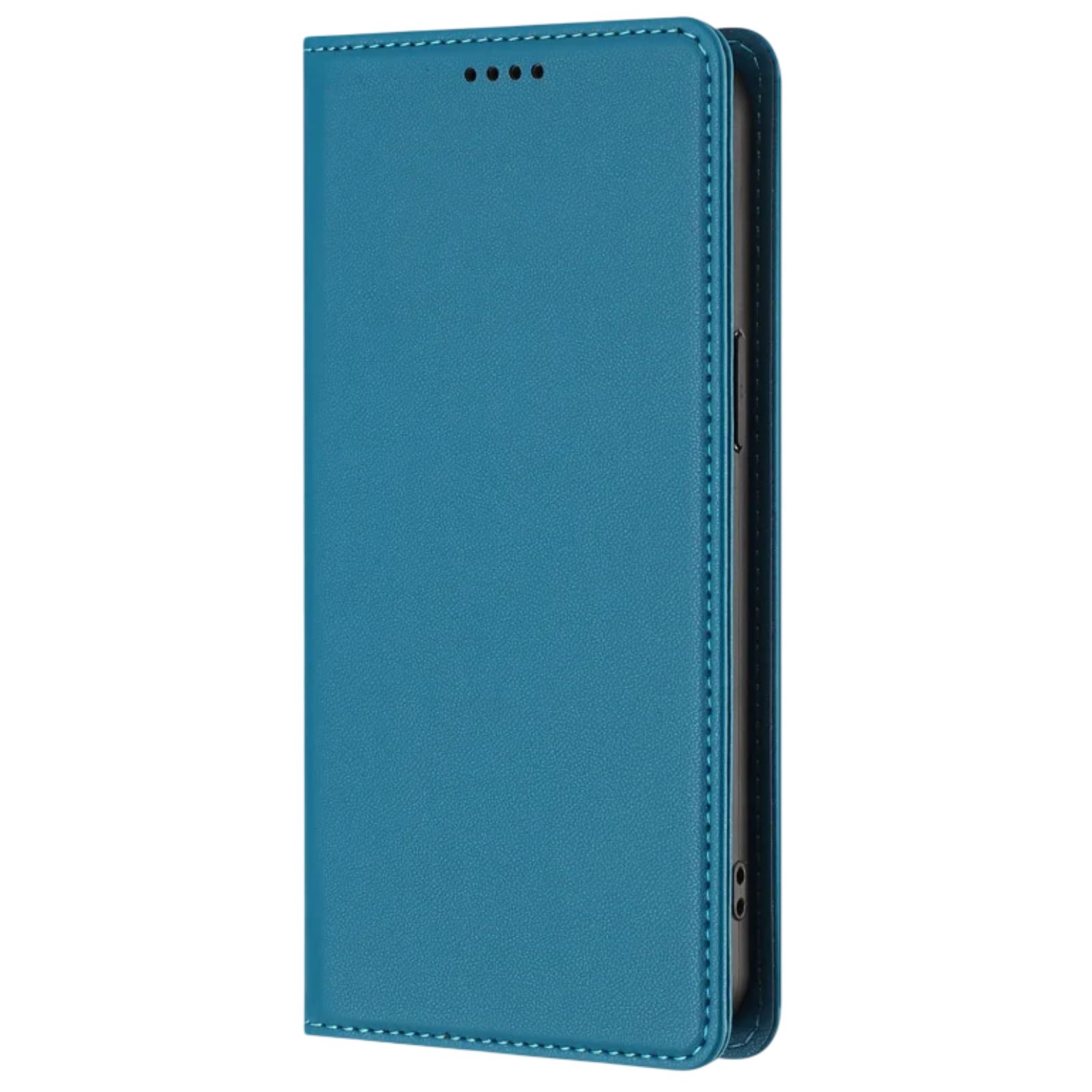 Étui portefeuille Anti-Rfid pour Google Pixel 11 Pro et Google Pixel 11 - Bleu Turquoise