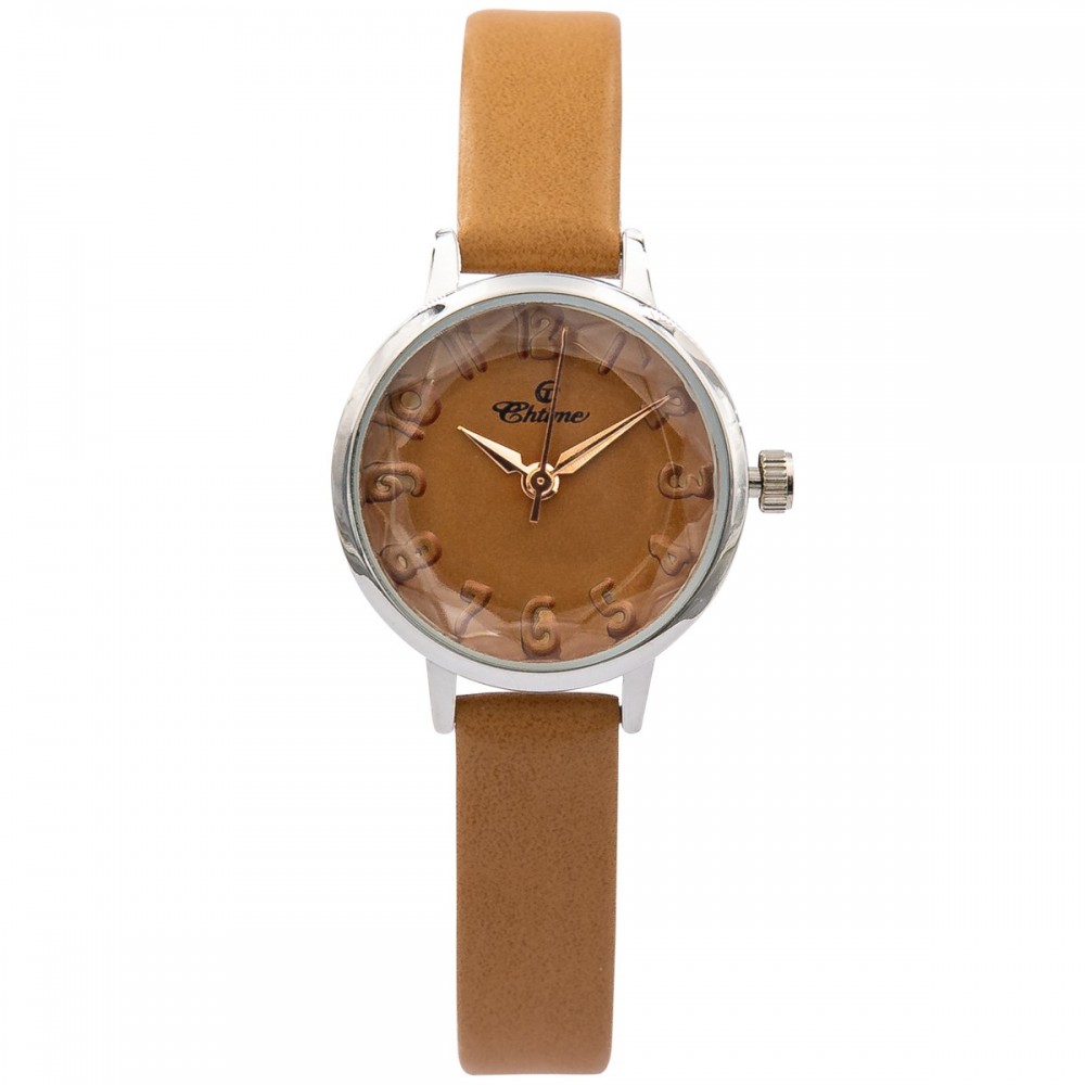 Montre Femme Couleur Caramel CHTIME au meilleur prix E.Leclerc