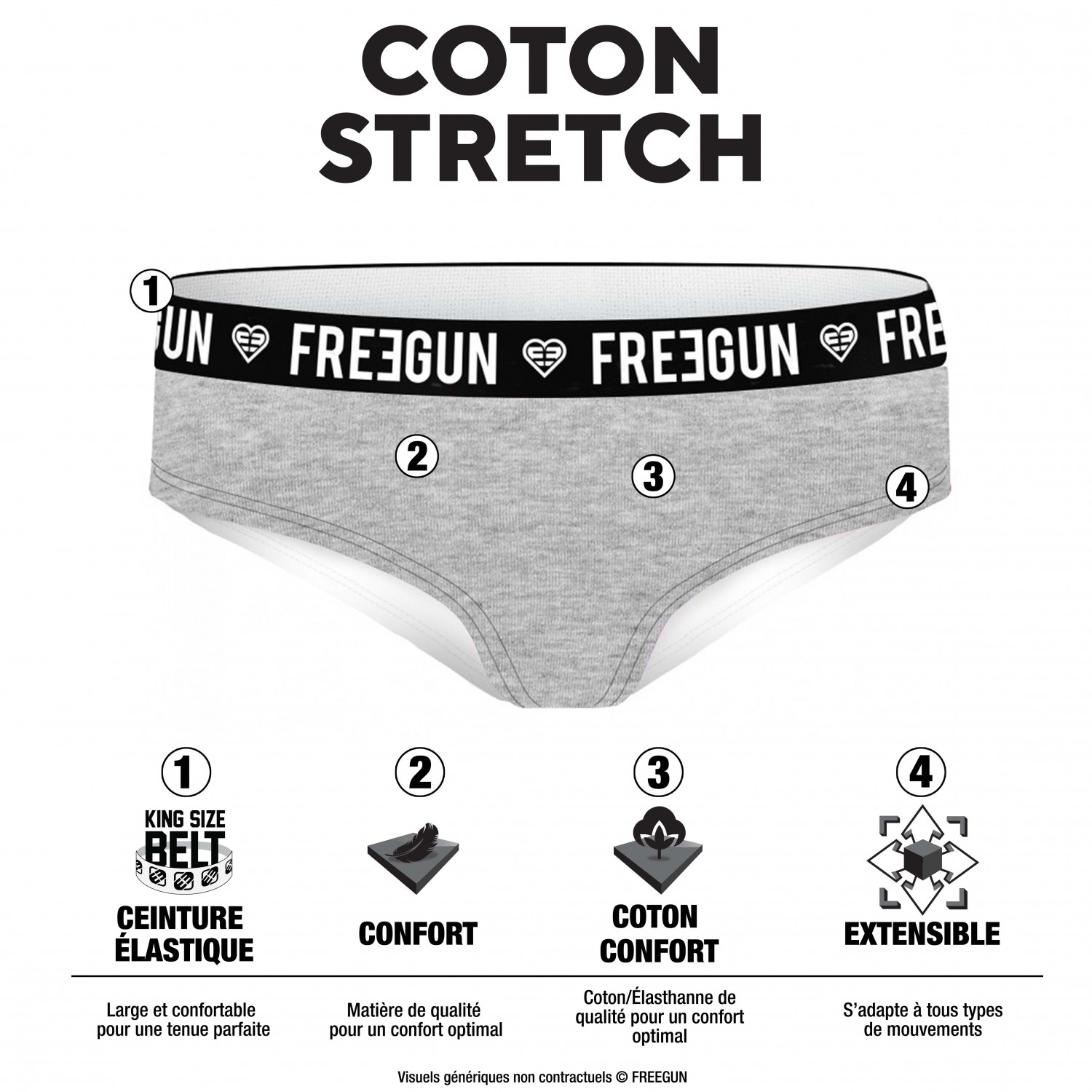 Lot De 3 Boxers Fille En Coton - Confortable Et Élasticité Parfaite