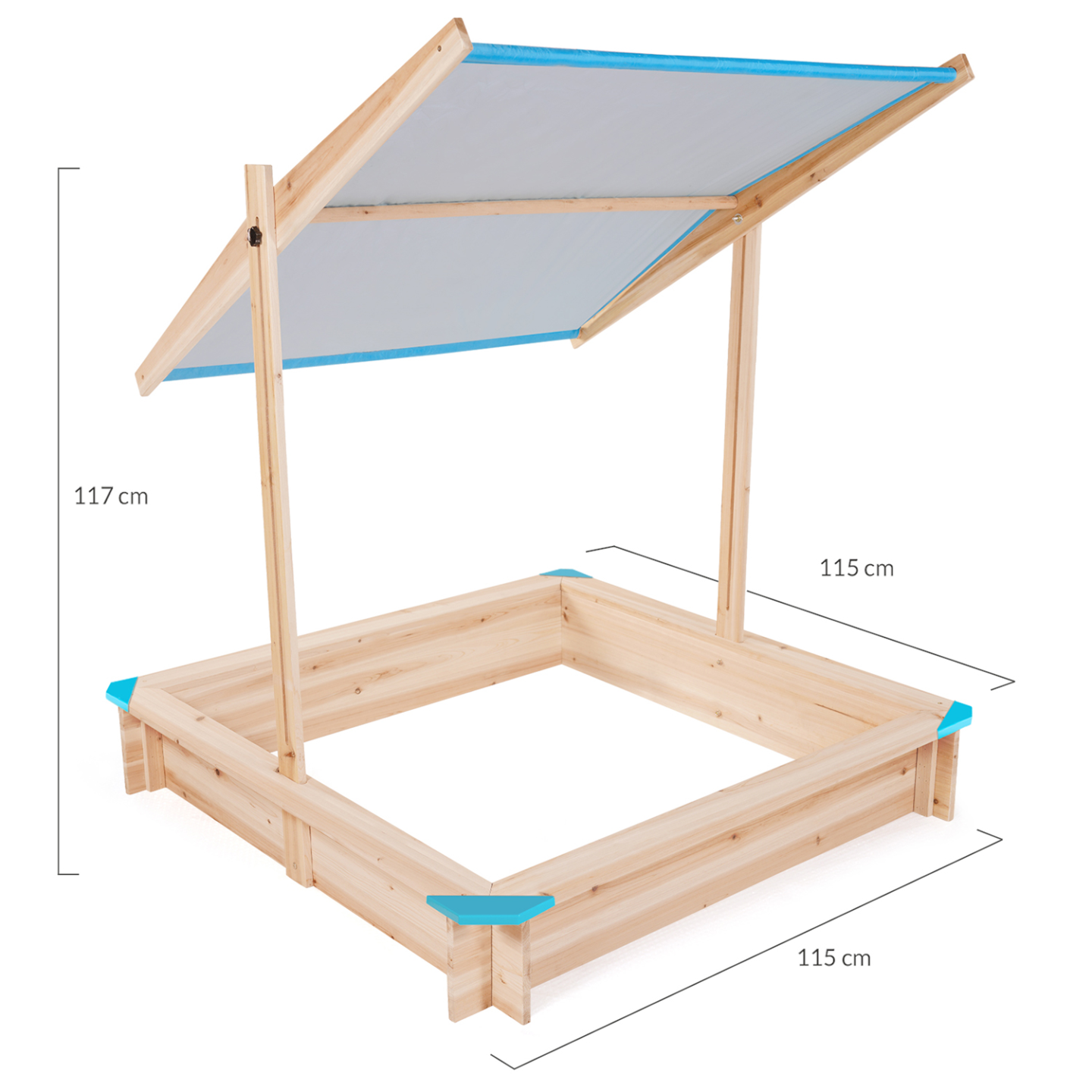 Housse De Protection Ronde Pour Bac à Sable Enfant - 80x30cm - Tissu Oxford 210D étanche Et Anti-poussière