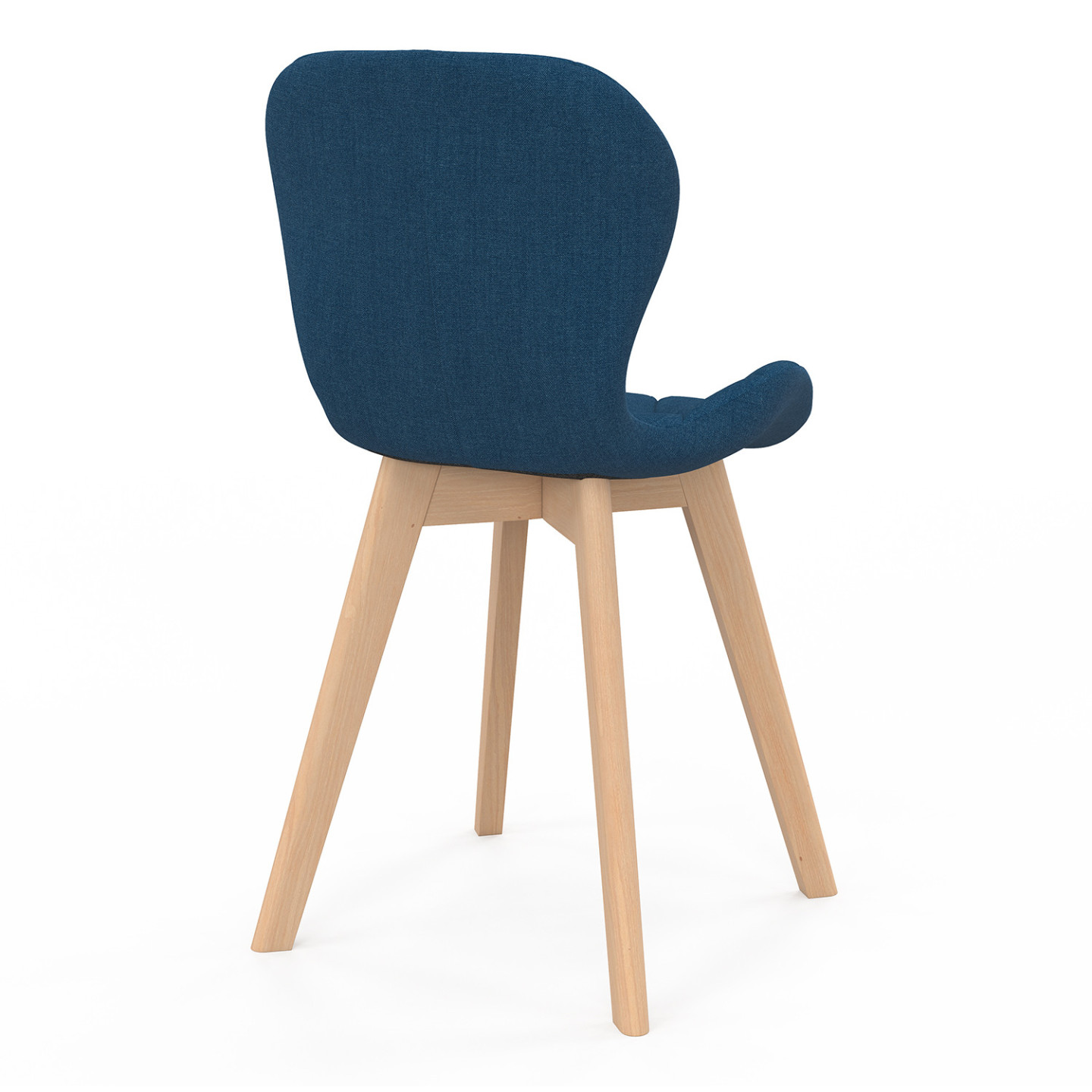 Lot De 4 Chaises Noires ROBINE En Simili Cuir - Pour Salle à Manger, Design Moderne