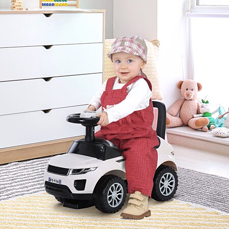 Porteur enfant voiture de collection rétro coffre butée arrière klaxon  beige - Beige - Kiabi - 41.90€