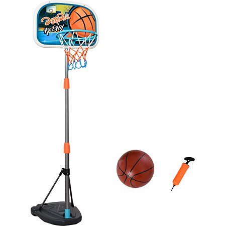 Panier de basket Giantex Panier de Basket sur Pied Hauteur Réglable  220-305CM Enfant/Adulte avec Poteau Ajustable et Panneau Arrière pour  Extérieur