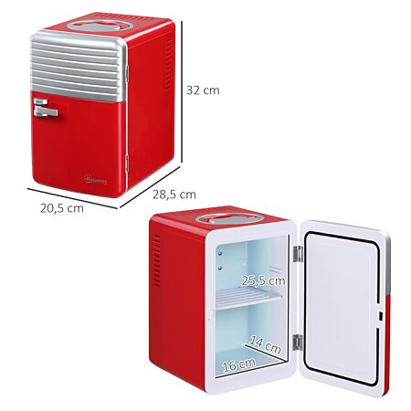 VEVOR 6 L Mini Réfrigérateur Mini Frigo Cosmétique 8 Canettes 330