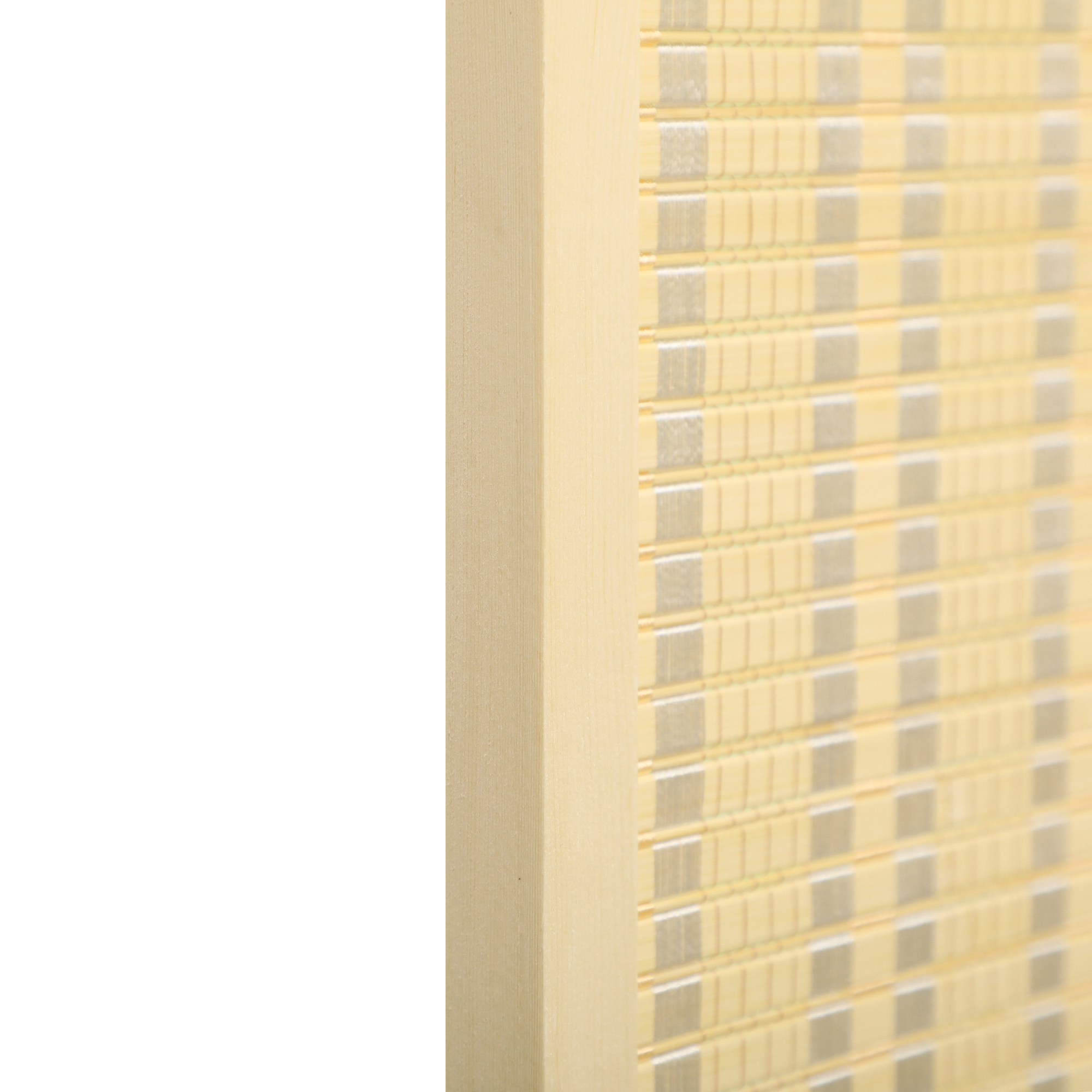 Paravent à Roulette 4 Panneaux Pliable, Brise-vue, Cloison De Séparation Pièce, 225 X 173 Cm Blanc - Paravent