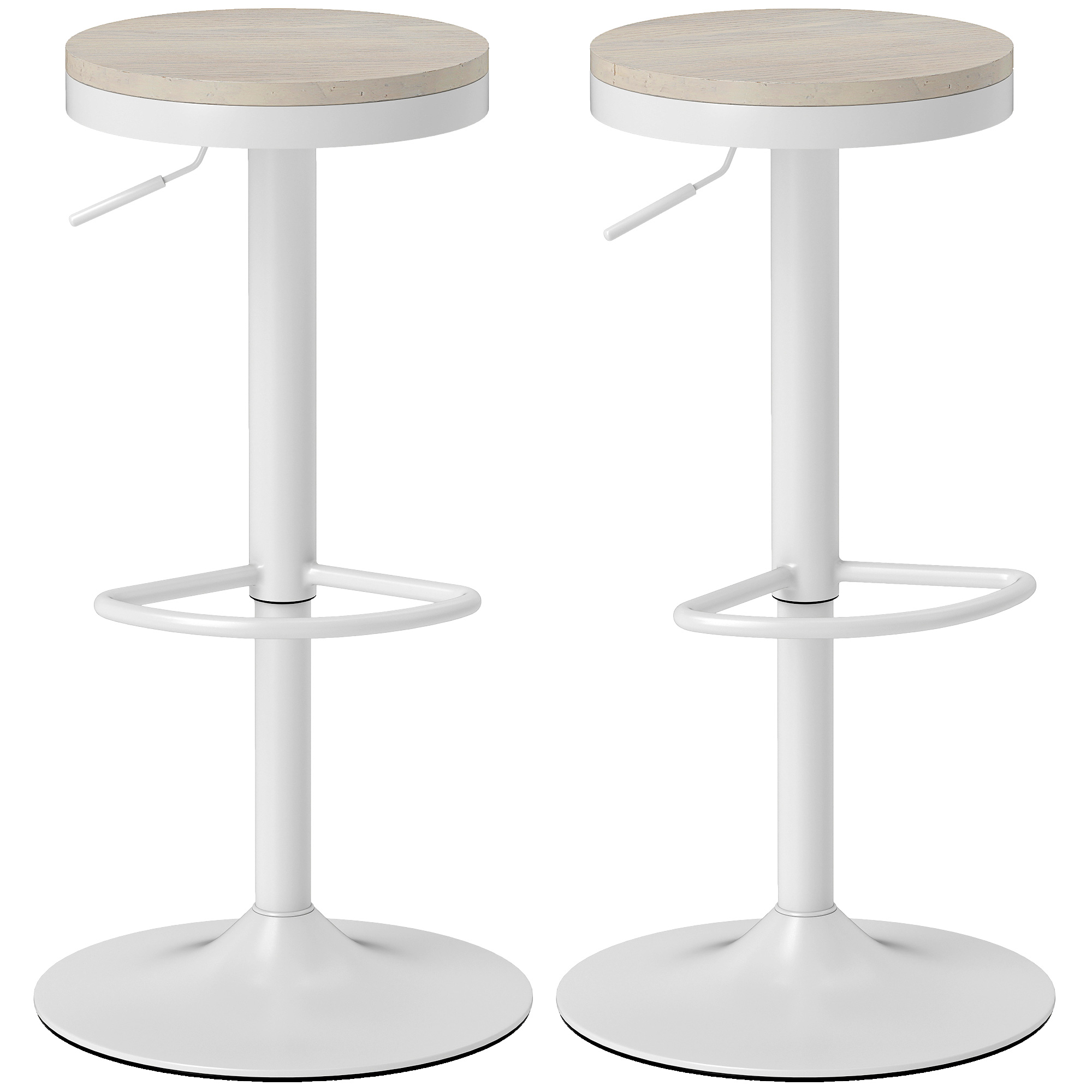 Housse Tabouret Bar Housses Tabourets Rondes - Lot De 2 - Pour