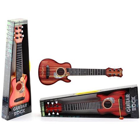 Guitare acoustique folk 45 cm, 6 cordes métalliques, enfant jouet au  meilleur prix