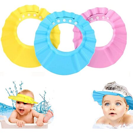 Casquette de bain ajustable : protège les yeux de bébé – Omamans