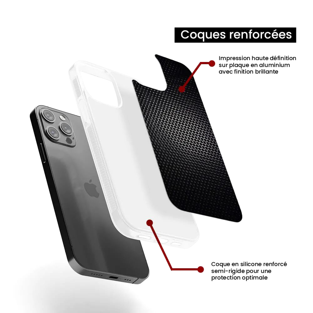 Coque Silicone Imprimée Motif Dark Metal Pour Xiaomi 13 - Protection TPU Souple Et Légère
