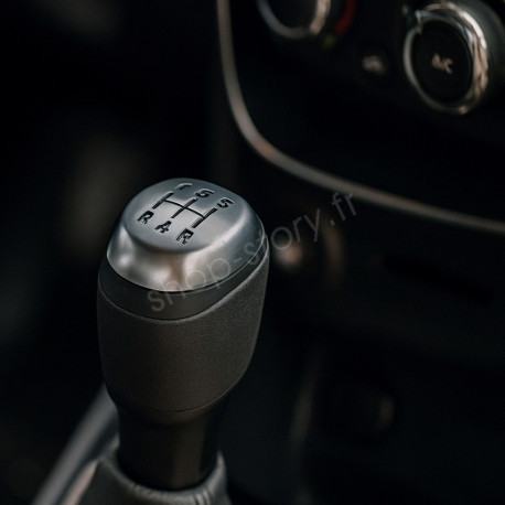 Pommeau De Vitesse Chrome & Noir – Compatibilité Multi-marques – OEM