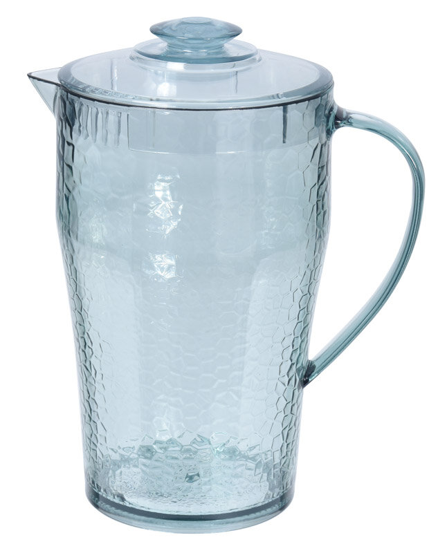 Carafe à Eau En Plastique Bleu De 1,5 L Avec Poignée – Bec