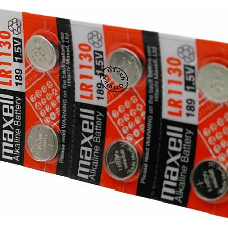 Pack de 10 piles maxell pour MAXELL LR1130 au meilleur prix