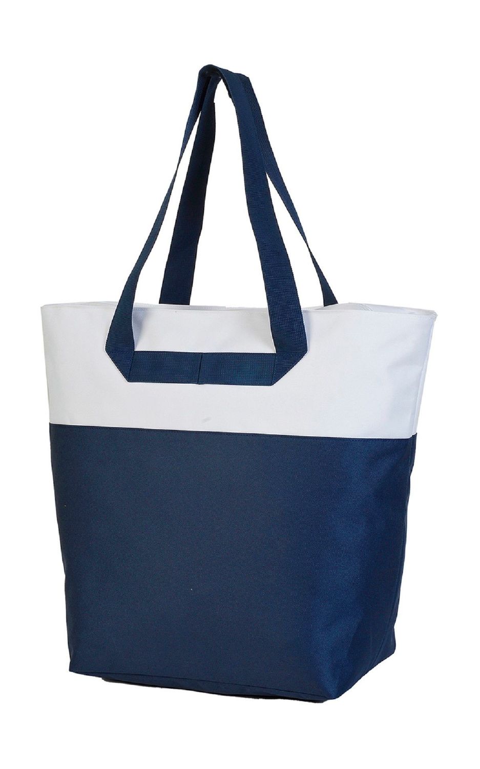 Sac de plage et de loisirs SH4131 bleu marine et blanc