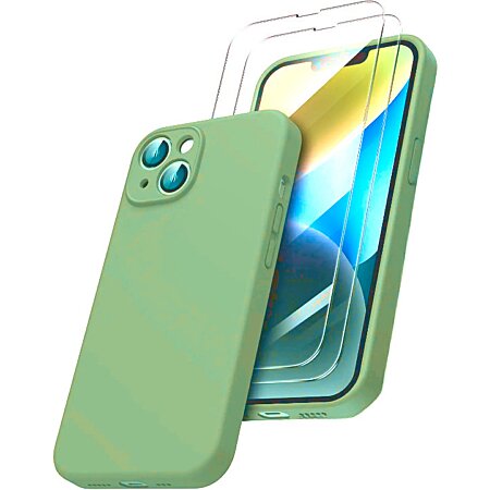Coque Silicone Pour iPhone 13 Couleur Vert Protection Objectif Appareil  Photo Little Boutik® - Apple/IPhone 13 - little-boutik