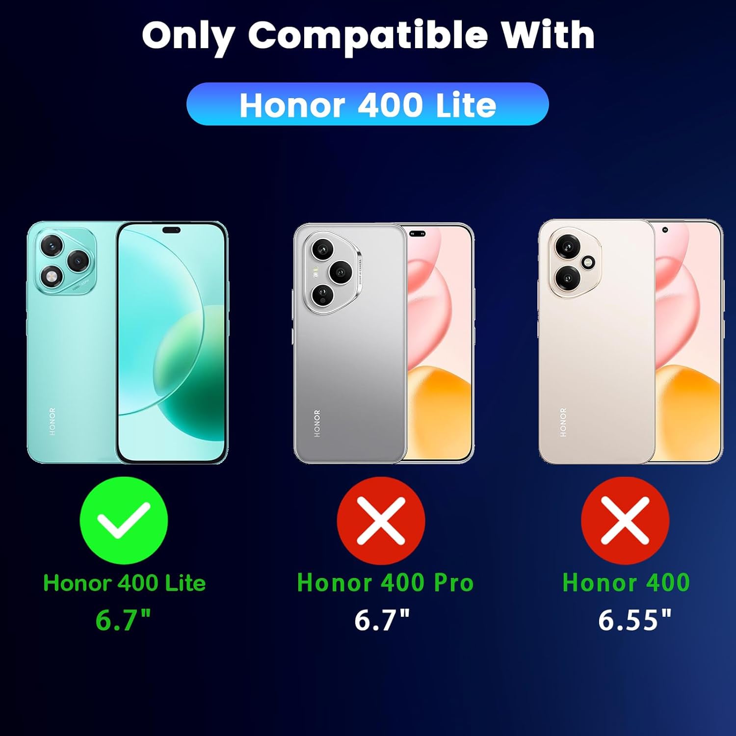 Protections D'écran Trempées Little Boutik Pour Honor 400 Lite - Lot De 2 - Neuf, Fabriqué En France