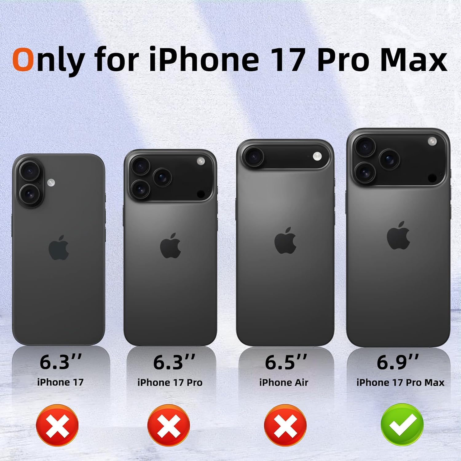 Coque Silicone IPhone 17 Pro Max Noir + 2 Verres Trempés - Pack Accessoires Neuf Little Boutik