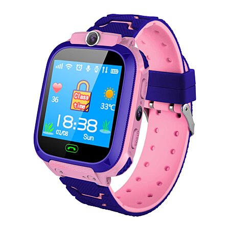 Smartwatch Enfant Etanche GPS Bracelet Silicone Responsable