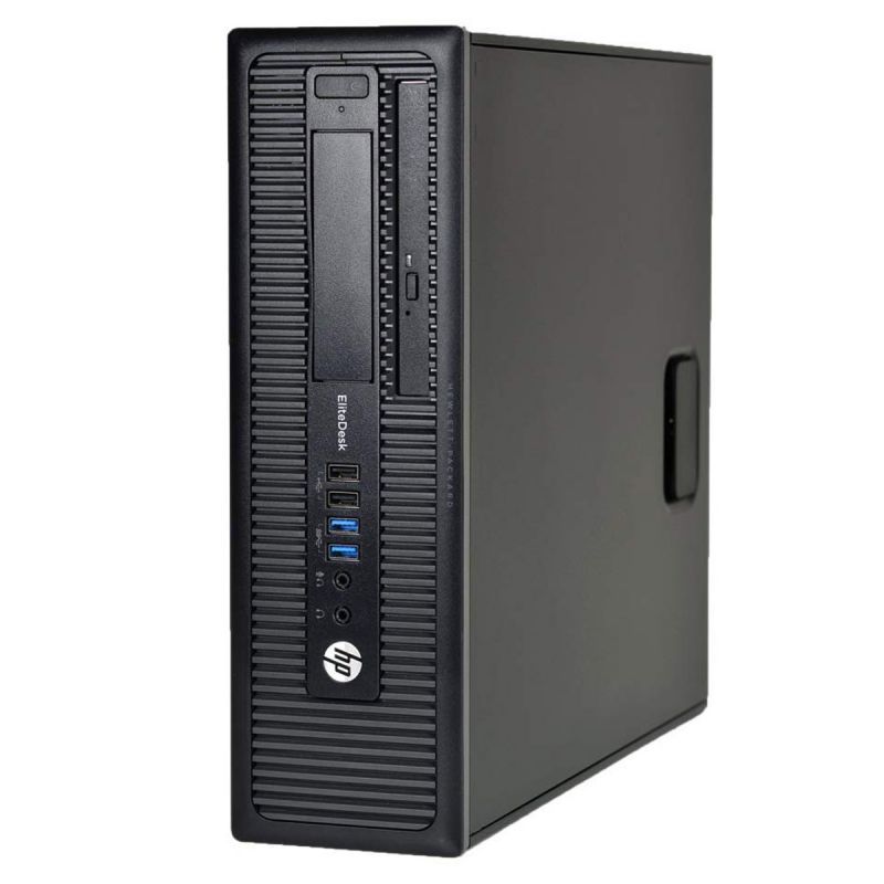 PC HP EliteDesk 800 G1 SFF Ecran 27 Intel G3220 4Go Disque 960 Go