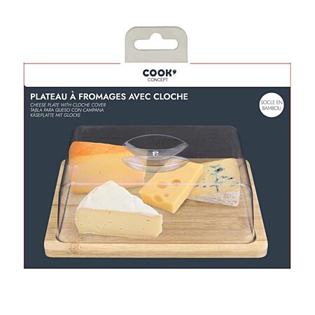 Plateau à fromage réfrigéré avec cloche : Stellinox