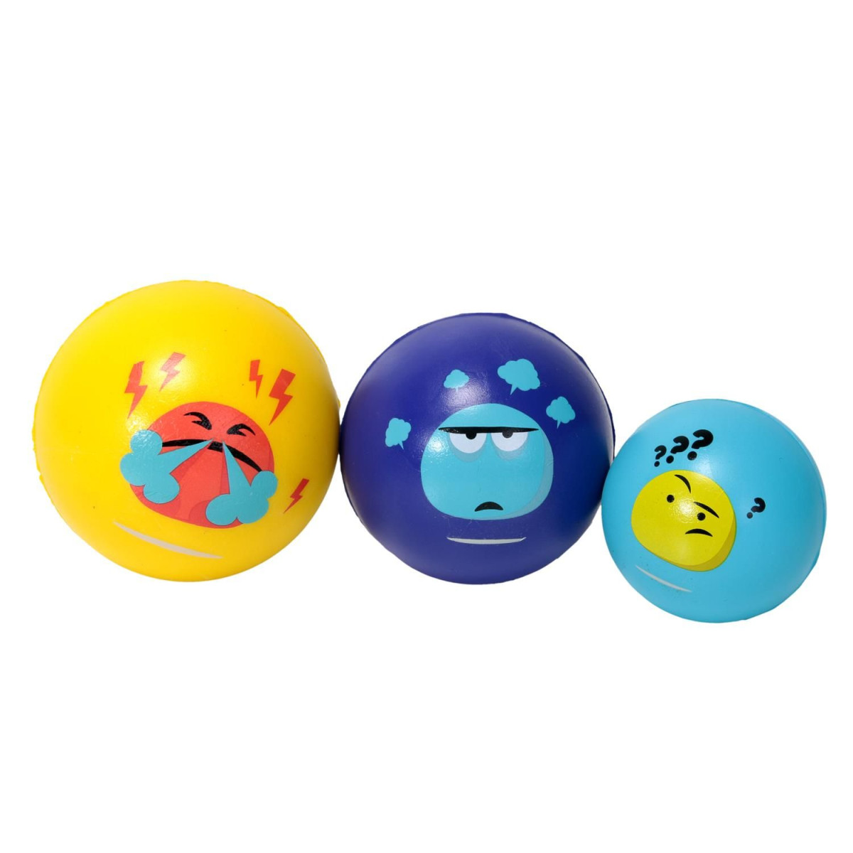 FYY Lot de 3 balles anti-stress pour enfants/adolescents/adultes