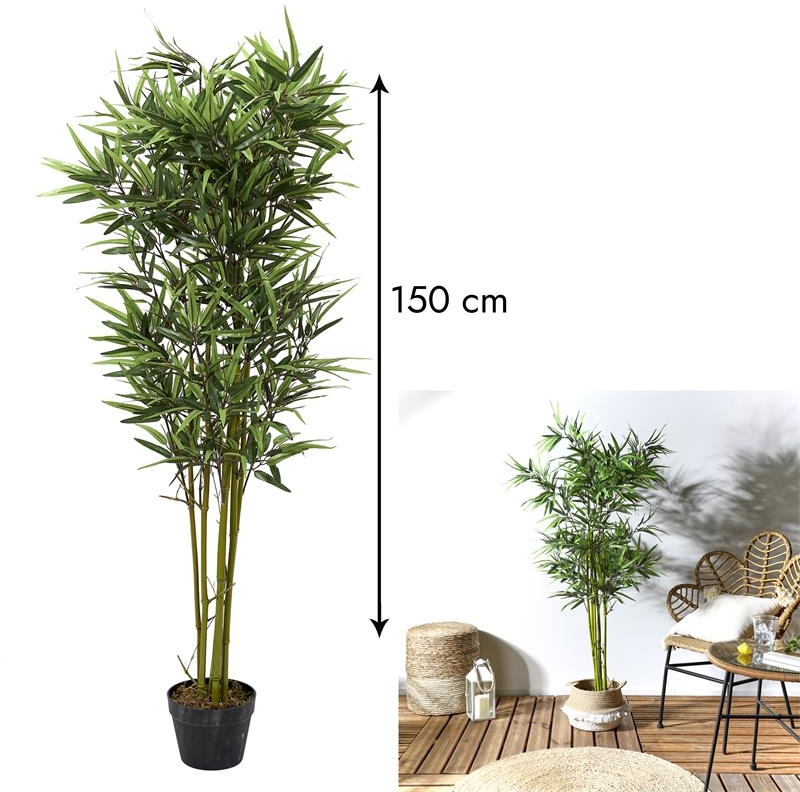 Plante artificielle bambou 150cm m4