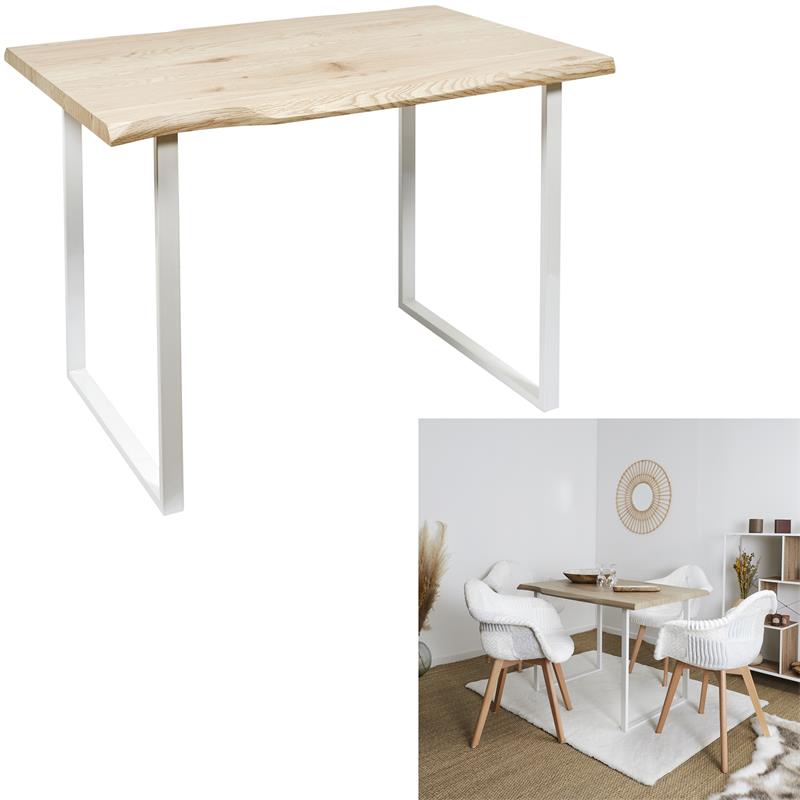 Table de repas forest blanc m1