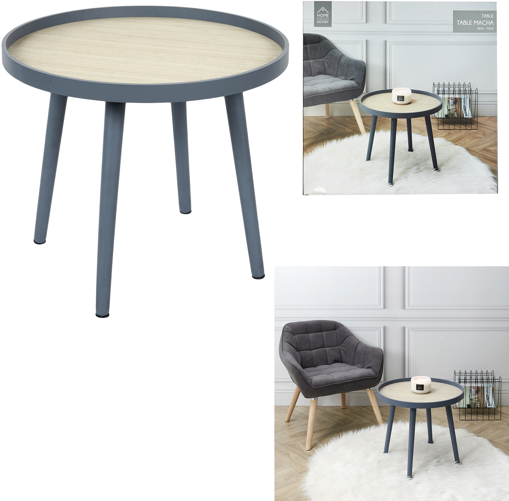 TABLE PLATEAU MACHA BLEU M1