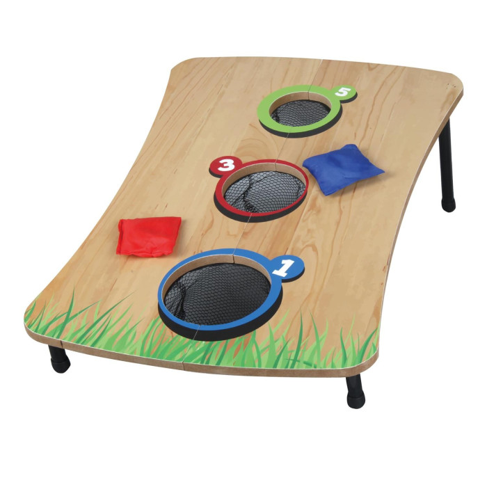 Jeu en Bois Lancer de Sac 60cm Naturel au meilleur prix