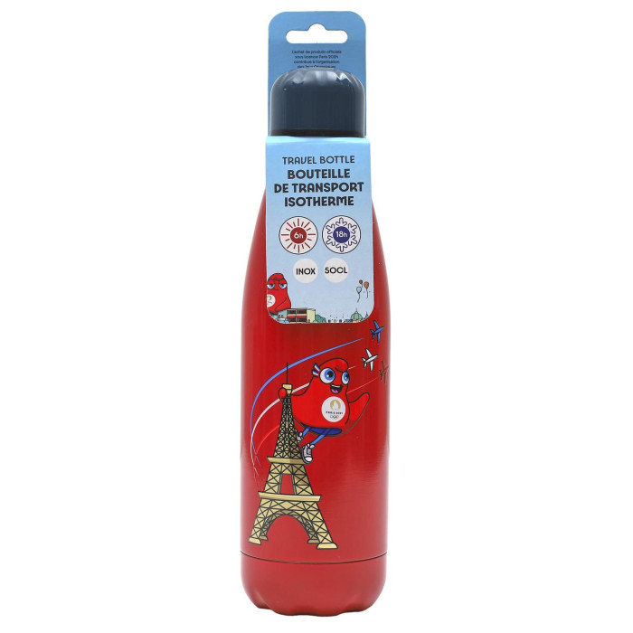 Bouilloire Isotherme En Acier Inoxydable Avec Motif Tour Eiffel