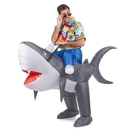 Déguisement homme mangeant requin gonflable enfant 