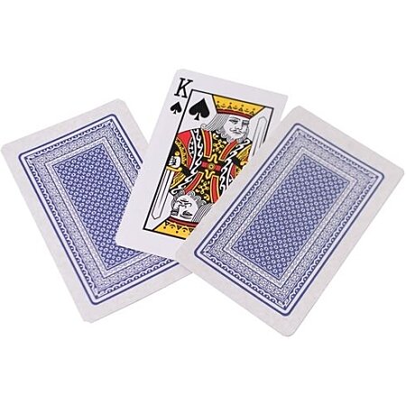 Kurtzy Jeux de Carte 54 en Or - Jeu de Carte Etanche en Feuille d'Or -  Magie, Poker et Parties en Famille - Carte Poker Professionnelle avec un  Motif de 500 Euros