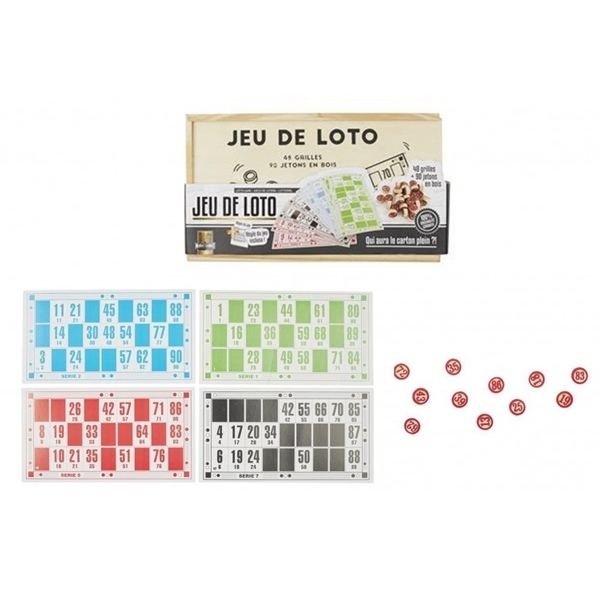 Pochette pour jeux de loto personnalisée en broderie