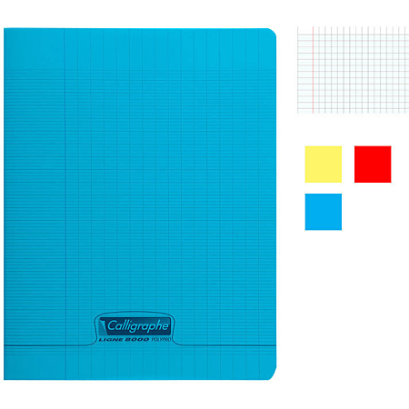 Clairefontaine 981414C Un Cahier Agrafé Koverbook Rouge - 24x32 cm - 96 Pages Grands Carreaux - Papier Blanc 90 g - Couverture Opaque Polypro Recyclé : C Rhodia Clairefontaine 981414C Un Cahier Agrafé Koverbook Rouge - 24x32 cm - 96 Pages Grands Carreaux - Papier Blanc 90 g - Couverture Opaque Polypro Recyclé : C Rhodia