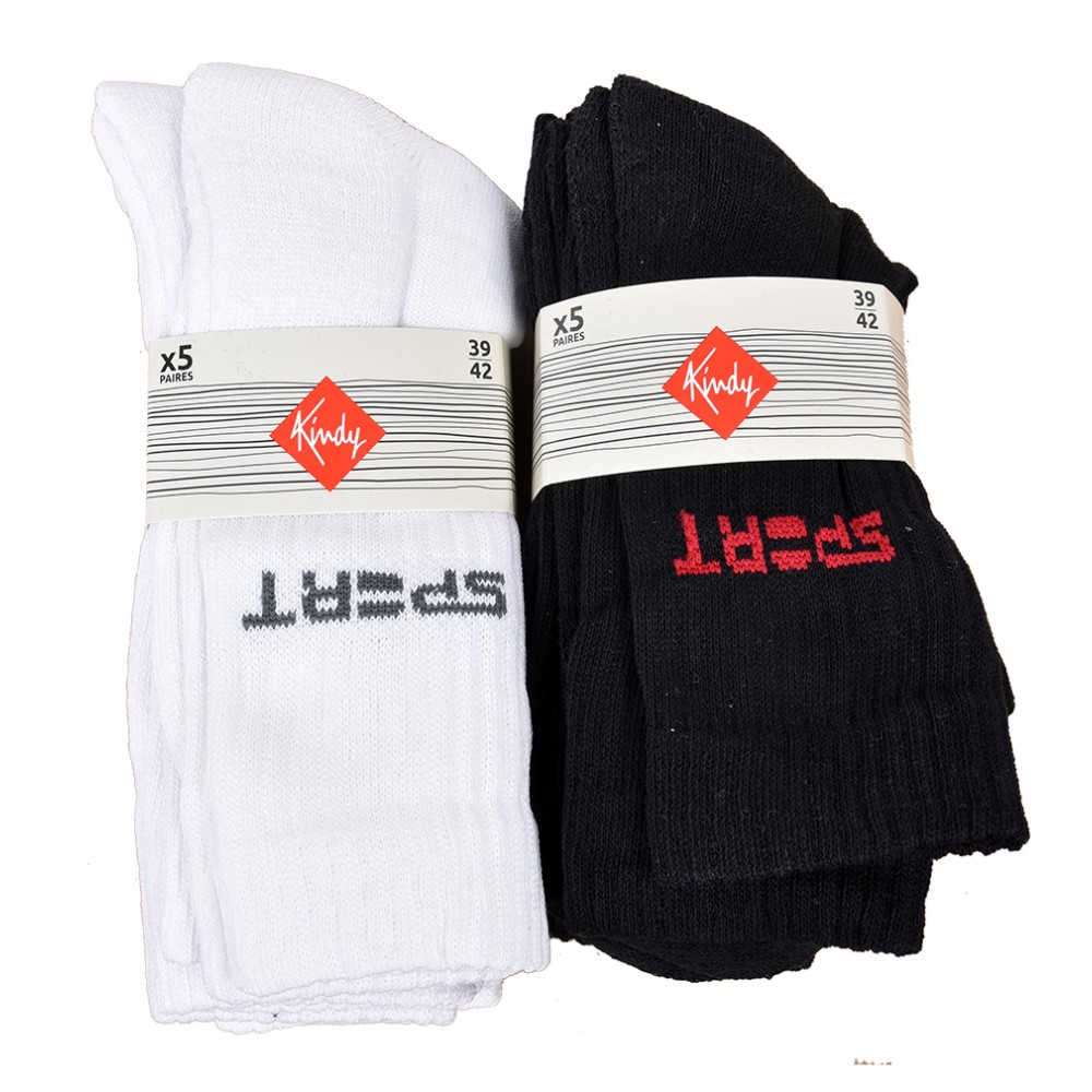 Chaussettes homme KINDY en Coton -Assortiment modèles photos selon