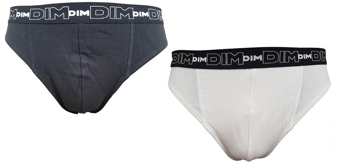 Boxer DIM Homme en coton stretch ultra Confort Pack de Slips