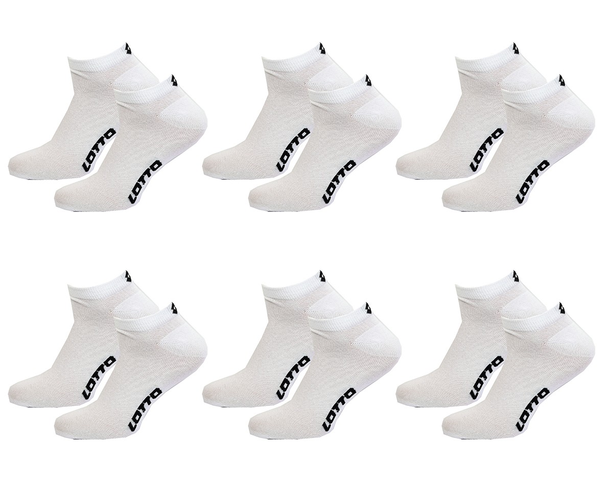 LOTTO - Pack de 3 chaussettes - blanche Couleur Blanc Pointures 43-46