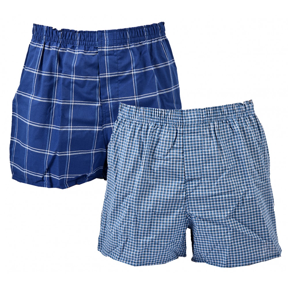 Caleçon Homme en Coton DIM COLLECTION Pack de 2 Caleçons D031 BLEU au ...