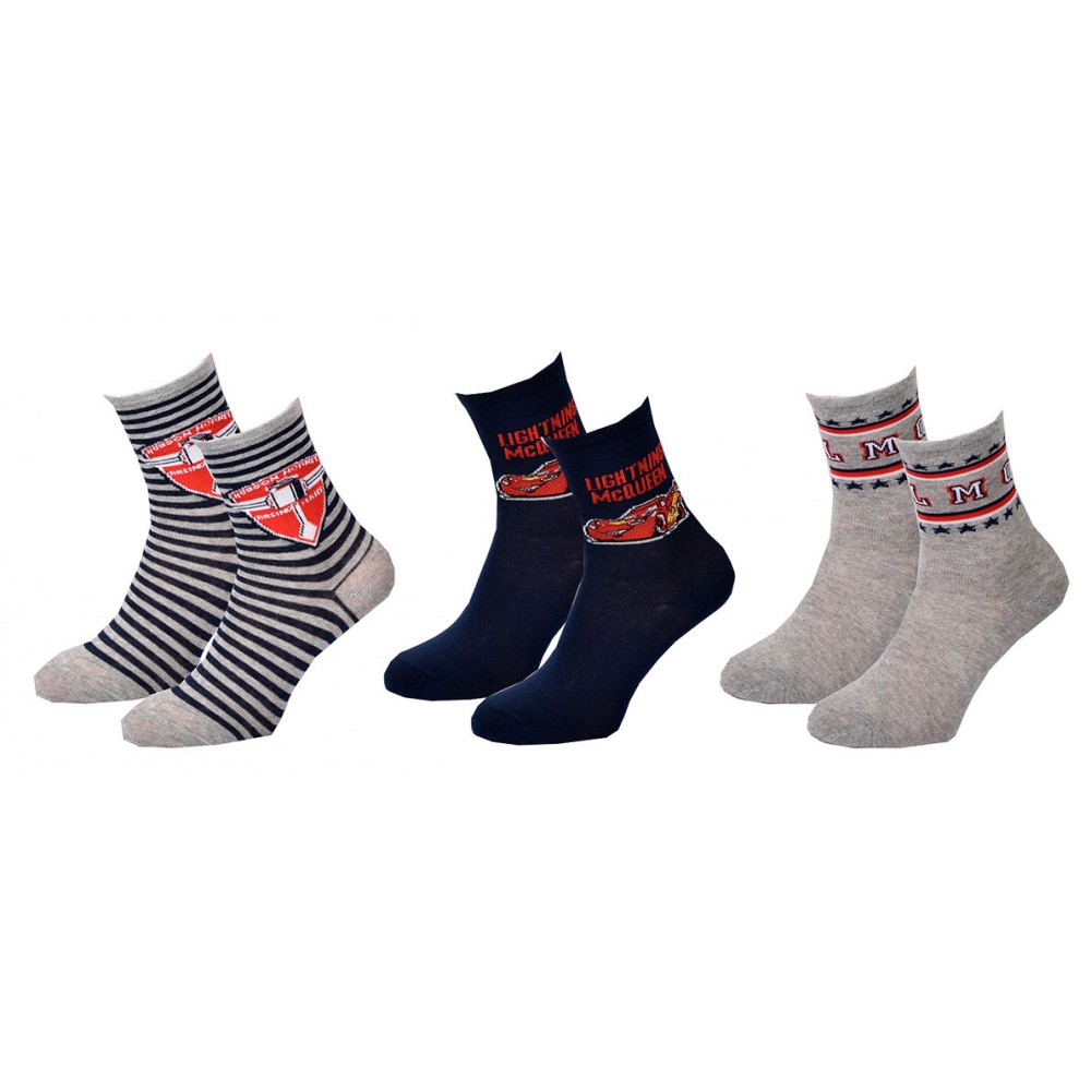 Chaussettes Sous Licence, Lot De 3 Paires Noir/bleu Next | La Redoute