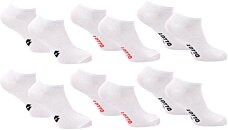 Chaussettes sport invisibles BLEU FORET blanches pointure 43-46