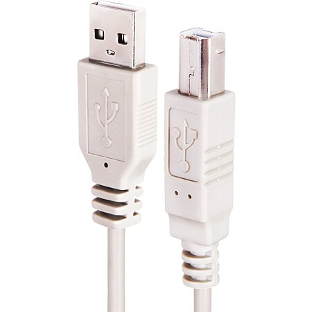INECK - Cable USB 2.0 A-B pour imprimante / scanner QUALITE SUPERIEURE.  Pour HP Lexmark Epson au meilleur prix
