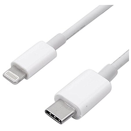 INECK - Cable USB Type C vers Lightning 1 m USB-C male vers Lightning  connecteur 8 broches