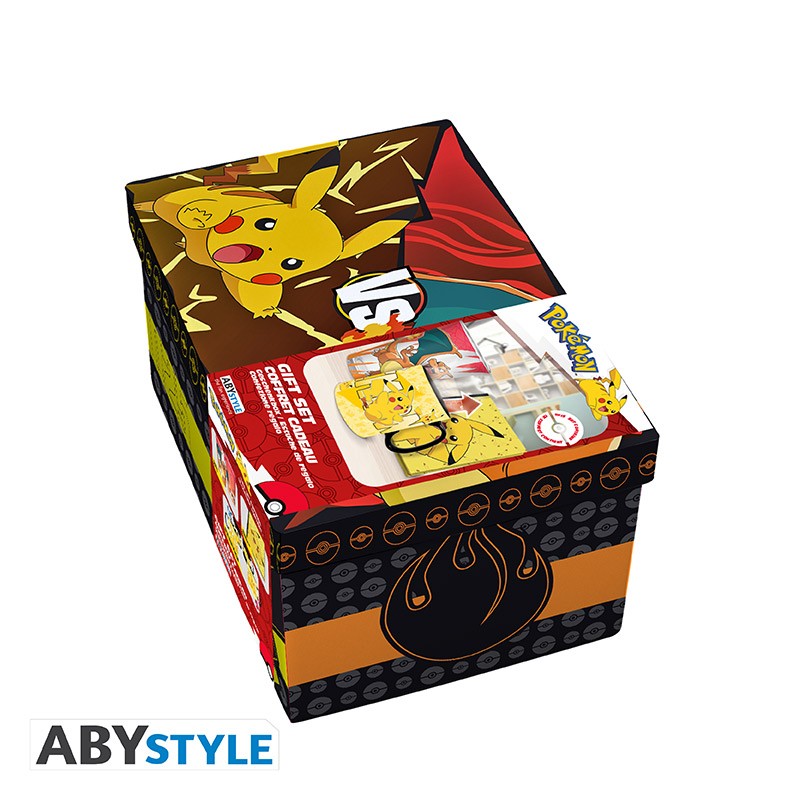 POKEMON Coffret cadeau premium Verre XXL + Mug + Cahier Pikachu au meilleur  prix
