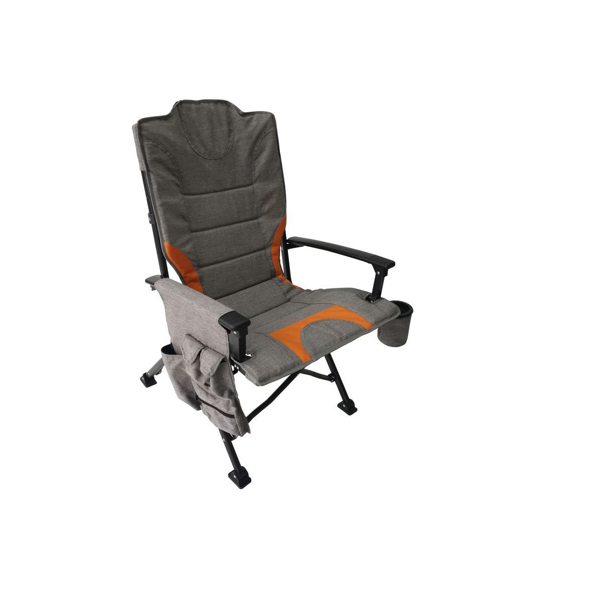 Fauteuil Soplair Major - Toile Mesh 3D, 5 Positions Réglables, Pour Camping-car (Gris Foncé)
