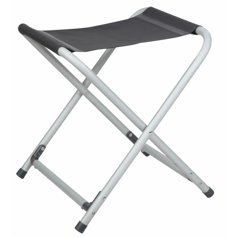 MIDLAND Tabouret Pliant aluminium Poz ultra compact Gris Camping