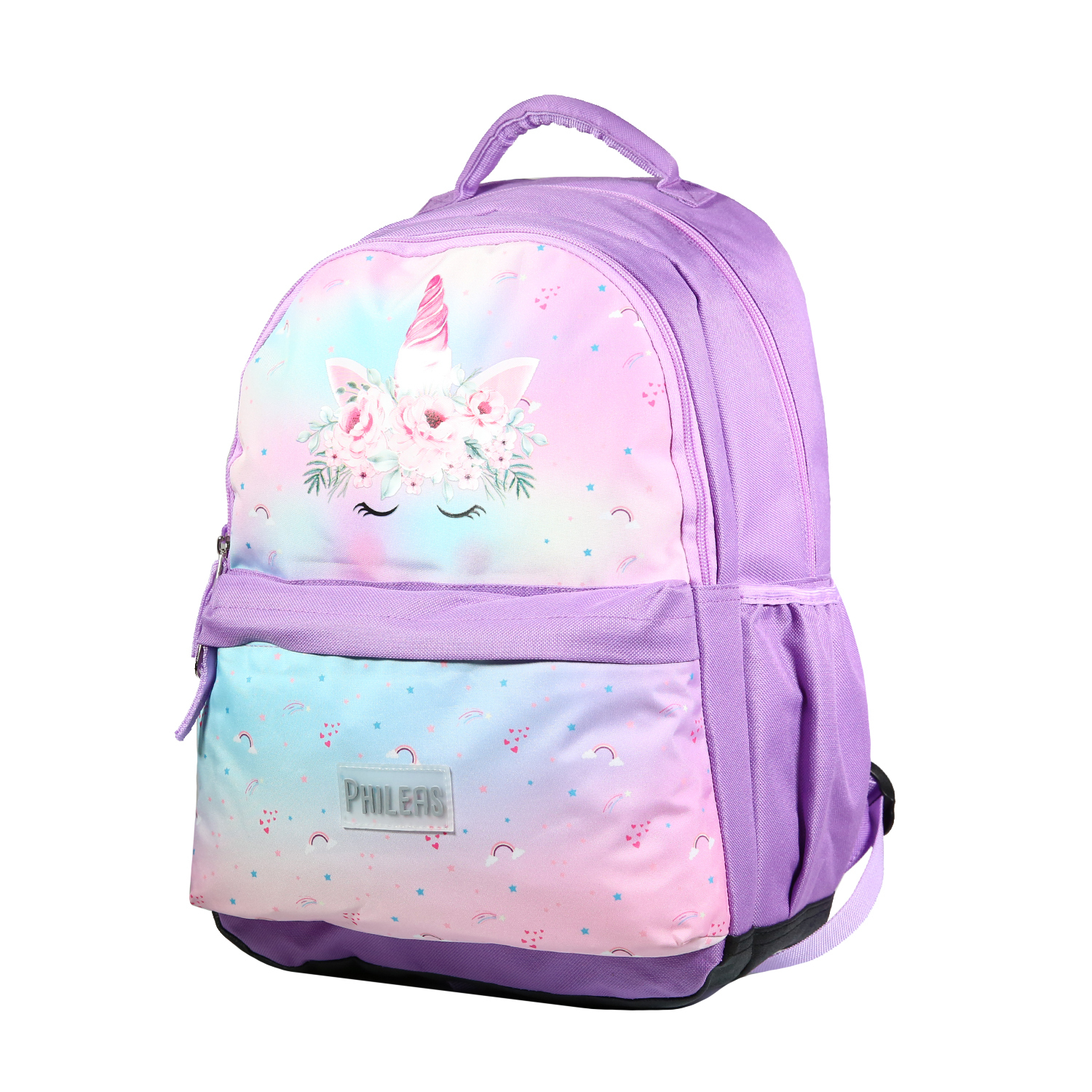 BAGTROTTER Sac à dos compartiments Phileas Violet Licorne au