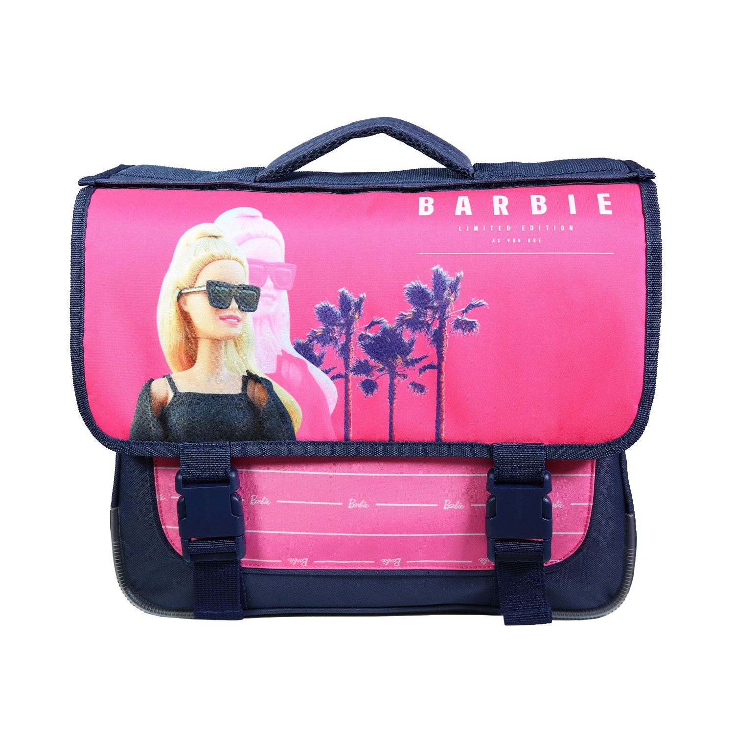 ARDITEX - Sac de Sport Barbie 47x28x28cm - Design Rose avec Logo Iconique - Idéal pour la Salle de Sport, Les Voyages ou Les escapades - Licence Officielle Barbie